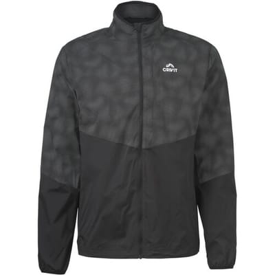 CRIVIT Heren hardloopjack (zwart, S)