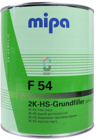 MIPA F54 2K-HS-Grundierfiller - Primer - 4 liter - Zwart
