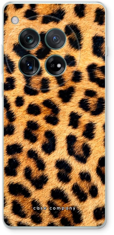 Case Company® - Hoesje geschikt voor OnePlus 12r hoesje - Luipaard - Soft Cover Telefoonhoesje - Bescherming aan alle Kanten en Schermrand