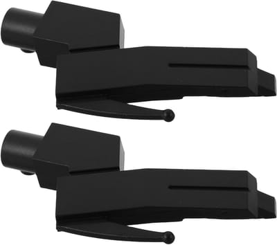 Stylus Houder Set - Naaldhouder Cartridge - Platenspeler Onderhoud - Trillingsdempend Ontwerp - 2 Stuks - Zwart