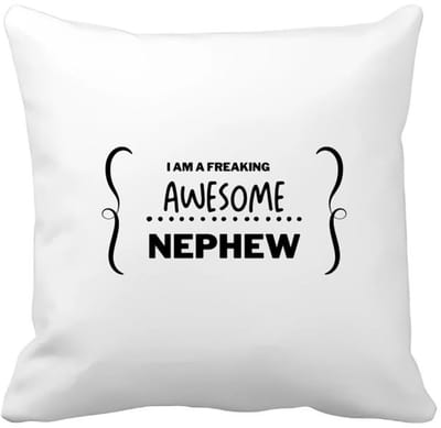 Akyol - i am a freaking awesome nephew Kussen hoes - Neef - beste neef - liefste neef - verjaardag - cadeau - kado - bedankje - geschenk - 40 bij 40 cm