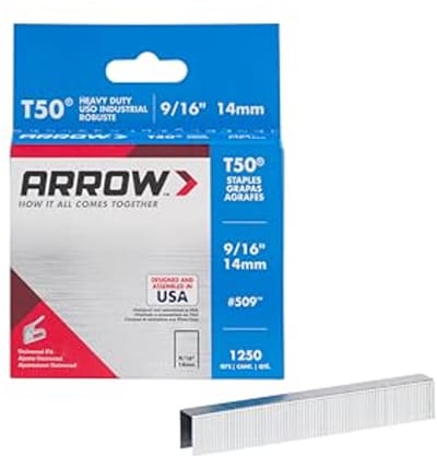T50 Nietjes, 1,43 cm, 1250 stuks - Perfect voor Kantoor en Hobby