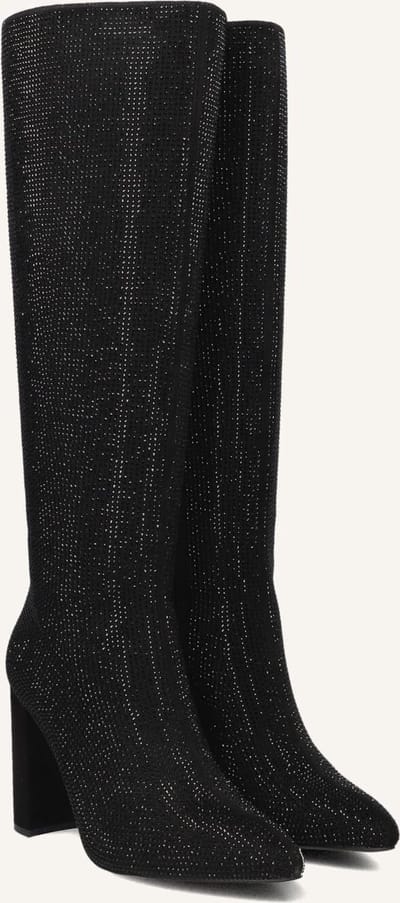 Omoda 0492-10 Laarzen - Textiel - Dames - Zwart - Maat 36