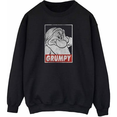 Sneeuwwitje en de Zeven Dwergen Heren Mopperkont Poster Sweatshirt XXL zwart
