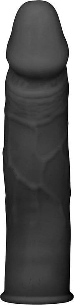 Zwarte extender penissleeve