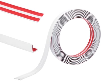 Dailygoody - Kantenbescherming Muur - Zelfklevend - Zacht en Verstevigend - Wit - Afdichtende Band - Perfect voor Badkamer en Keuken - 2cm x 5m