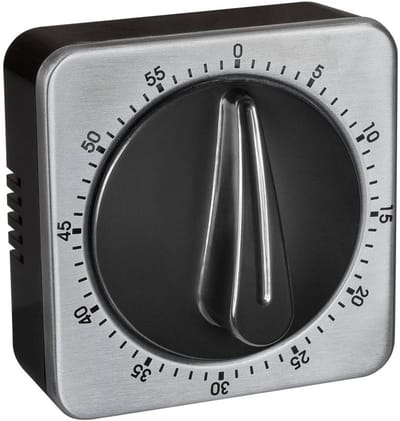 TFA Dostmann Timer Zwart Analoog