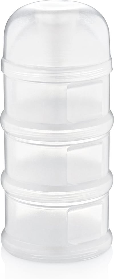 Babyjem Melkpoedercontainer 3-laags Wit