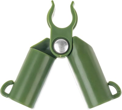KADAX Plantenstaaf-connector van kunststof, connector met scharnier voor plantenstokken, tuinaccessoires om te verbinden, klimhulp, staafhouders (11 mm, 16 stuks)