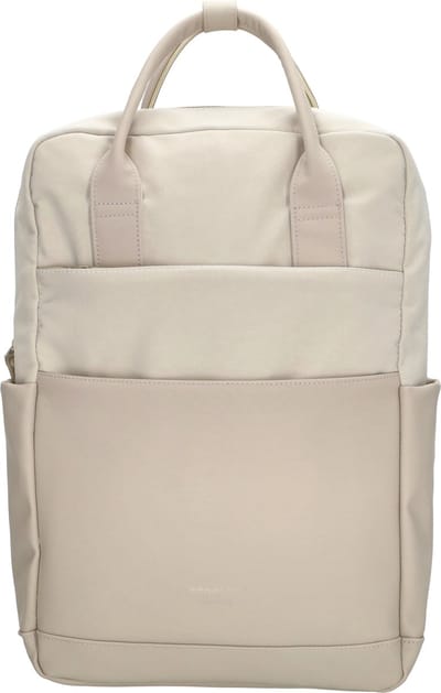 Beagles Kobe Rugzak - 15,6" Laptop Vak - Trendy Werk School Rugtas - Handige Ritsvakken - Anti-Diefstal Vak - Crème