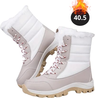 Nivard Snowboots - Sneeuwschoenen - Sneeuwboots - Dames - Wintersport - Ski - Skischoenen - Lichtgrijs - 40.5 - Laarzen