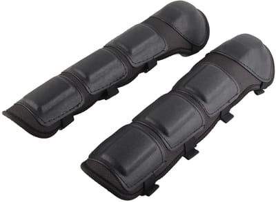 Allecto - kniebeschermers - geventileerde bescherming - comfortabel - duurzame scheenbeschermers - geschikt voor motorfietsen - ideaal voor ketting...