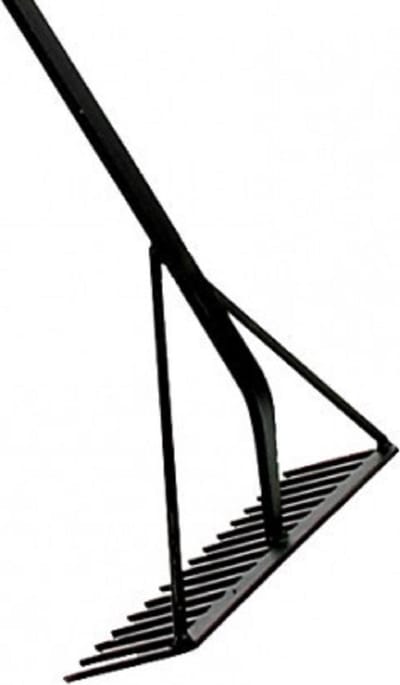 Asfalthark de Wit 16 tanden versterkt - 170cm steel