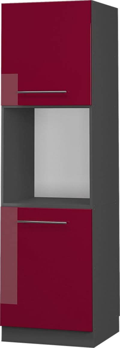 Vicco Fame-Line Ovenombouwkast – 60 cm open Bordeauxrode hoogglans