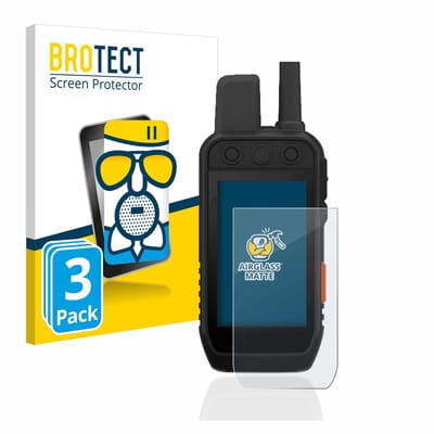 BROTECT - Screenprotector voor Garmin Alpha 200 / 200i / 300 / 300i K - Folie Beschermfolie Beschermglas matte 3 Stuks