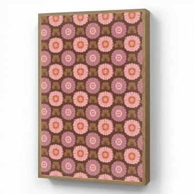 Wandlamp 60x90 cm - Oplaadbaar - Retro - Madelief - Roze - Wandlampen binnen woonkamer - Slaapkamer lamp - Decoratieve nachtlamp - Vloerlamp draadloos