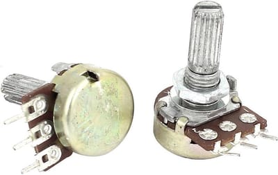 Draaibare Weerstand - Potentiometer Set - Elektronica Aanpassen - Lineair Type B - 100K Ohm - Zilver