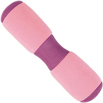Yoga Bolster Kussen - Ronde Yogakussen - Herstel Yoga - Slow Rebound Vulling - 37x10cm - Roze