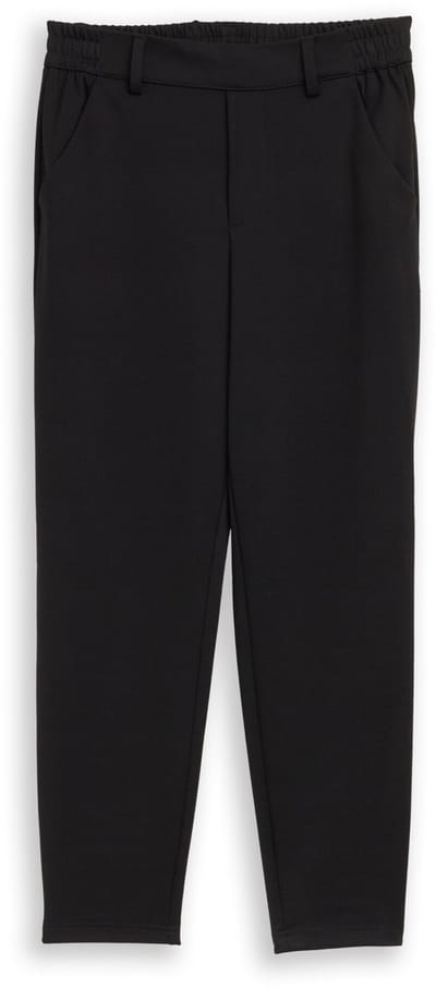 Tom Tailor Denim - Broek met relaxte pasvorm en elastische tailleband - Maat XL - deep black