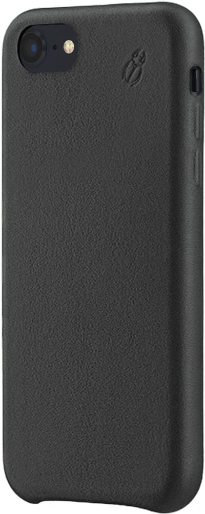 BeetleCase, Hoesje geschikt voor iPhone 6 / 7 / 8 / SE / SE 2022 - Leer, Zwart