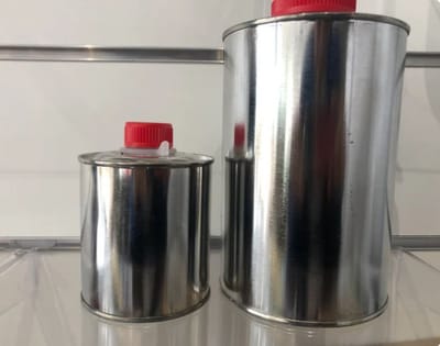 Tafeltennis-Pingponglijm 250ml + 1000ml met borststel voor lijmen of herlijmen van professionele tafeltennisrubbers navulverpakking