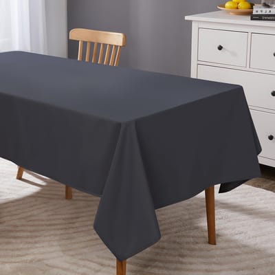 Famanu - Veegbaar Tafelkleed Donkergrijs, Rechthoekige Tafelkleden Veegbaar, Tafelkleed voor Keuken Binnen Picknick Buiten, 150x300cm, Donkergrijs
