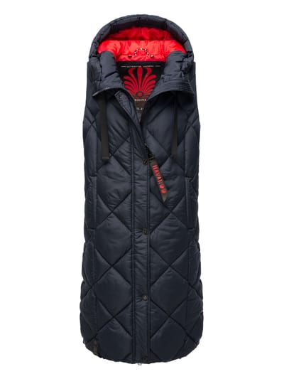 Navahoo lange dames bodywarmer Schnuckel – Modern & Met Capuchon