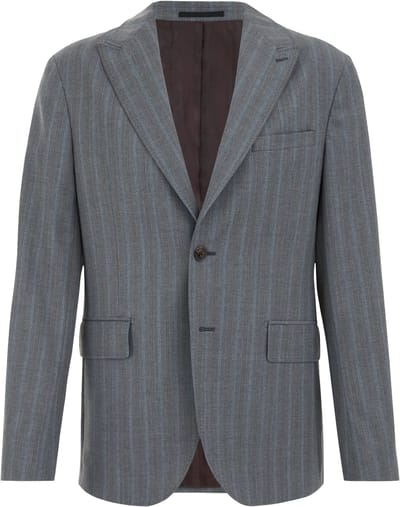 Van Gils Heren slim fit blazer met streep