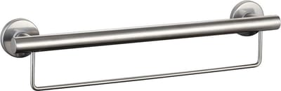Wandbeugel RVS met handdoekrek 60 cm - Handgreep/ wandgreep voor badkamer/ douche/ toilet - Badgreep/ douchegreep