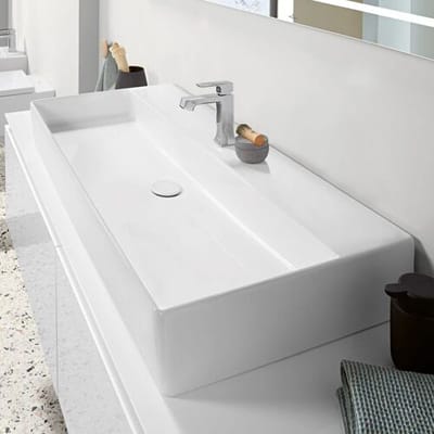 Villeroy & Boch Memento 2.0 washbasin 100 cm with 1 tap hole, without overflow 4A221H01