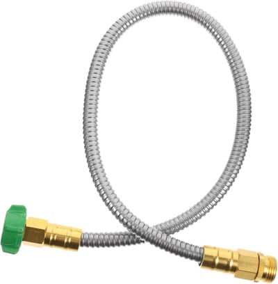 Waterslang Verlengstuk - Slang Connector - Tuin Bewatering - Roestvrij Staal - 88 Centimeter - Zilver