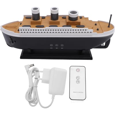 Aromatherapie Diffuser 250ml Retro Schip Essentiële Olie Diffuser Desktop Luchtbevochtiger met Afstandsbediening