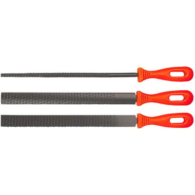 Grupa Topex - Vijlenset - 200mm - 3 stuks - Voor Houtbewerking