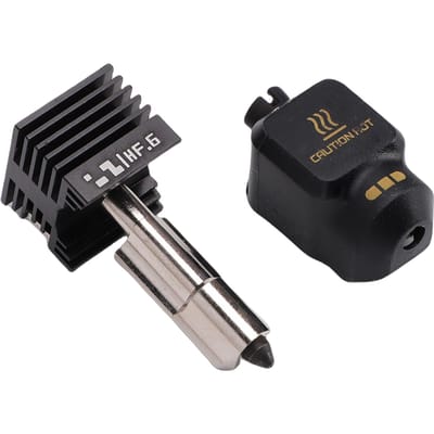 Hotend compatible avec l'imprimante 3D Bambu Lab P2S Buse en acier trempé 0,6 mm Extrudeur à haut débit Hot End black