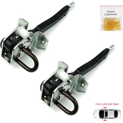 EDP1067-1 2 Pièces Avant Gauche ET Droite Loquet de Porte Charnière Butée de Porte Limiteur pour BMW Série 5 E39 1995-2004 4/5 Portes 51218193447