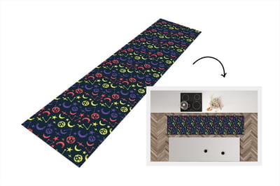 Keukenloper - Loper keuken - Sterren - Planeten - Design - 200x50 cm - Keukenloper vinyl