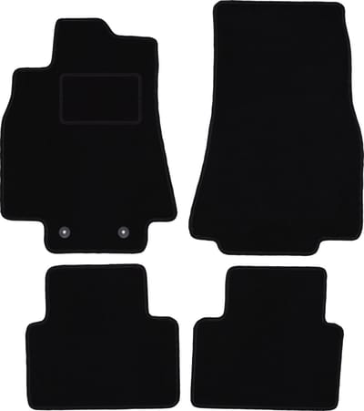 Zwarte veloursmatten voor: Mercedes A-Klasse W169 hatchback (2004-2012)