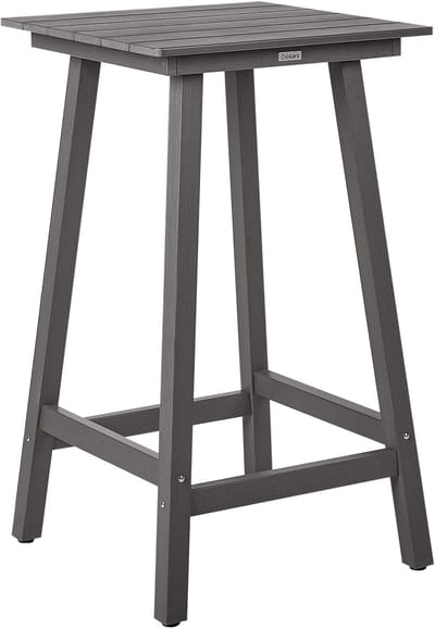 ADIRONDACK - Tuintafel - Donkergrijs - 59 x 59 cm - Kunsthout