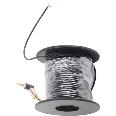 Viscamera Kabel HD Transmissie Visvinder Kabel met 3,5 mm Koptelefoonaansluiting voor Visaccessoires 0,07 inch 1.8MM20M