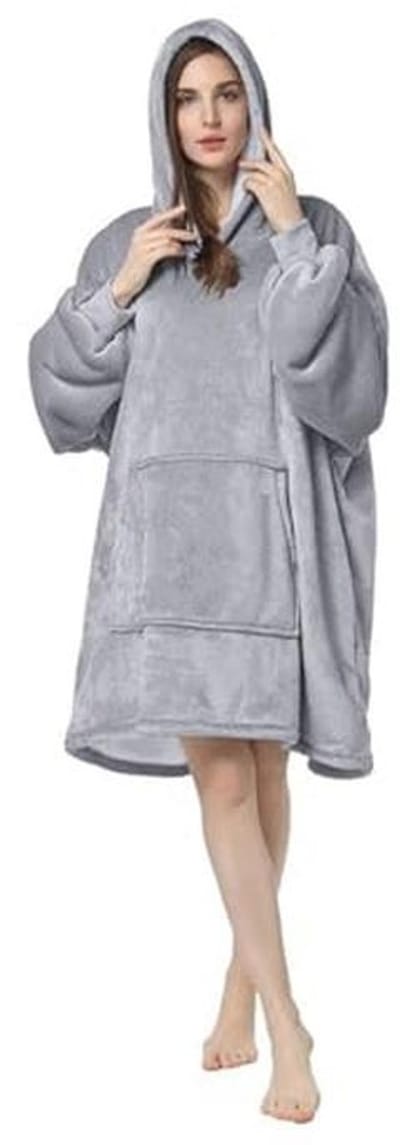 Hoodie Dekbed met Mouwen, Deken Sweater, Knuffeldeken met Mouwen, Hooded Deken, Warme Deken Sweater, Draagbare Deken voor Dames