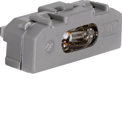 Hager Berker Neonlamp-element voor schakelaars lichtregeling grijs - 160002