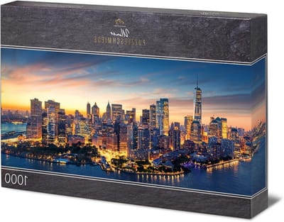 Panorama Puzzel - Stadspuzzel New York - Ontspannen Puzzelen - Moderne Ontwerpen - 97 x 34 cm - Meerkleurig