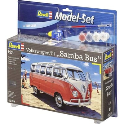 Revell Modelbouwpakket Auto - 67399 Volkswagen VW T1 Samba Bus - Modelbouw - Volwassenen - 1:24