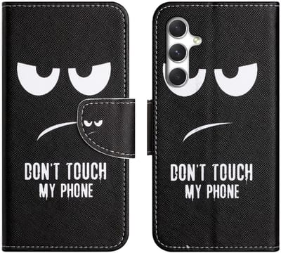 Coverup Hoesje - Geschikt voor Samsung Galaxy A27 Hoesje - Coverup Book Case - Don't Touch