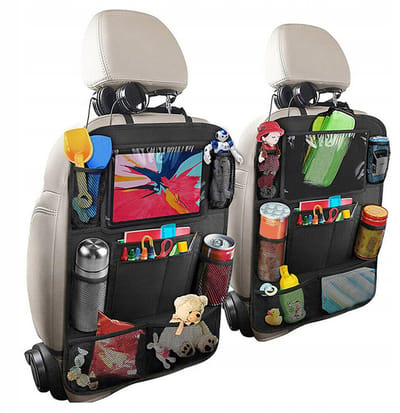Multifunctionele Auto Opbergtas - Autostoel Organizer met Touch Screen Tablet Houder - Auto Organizer - Auto Accessoires - Autostoelbeschermer