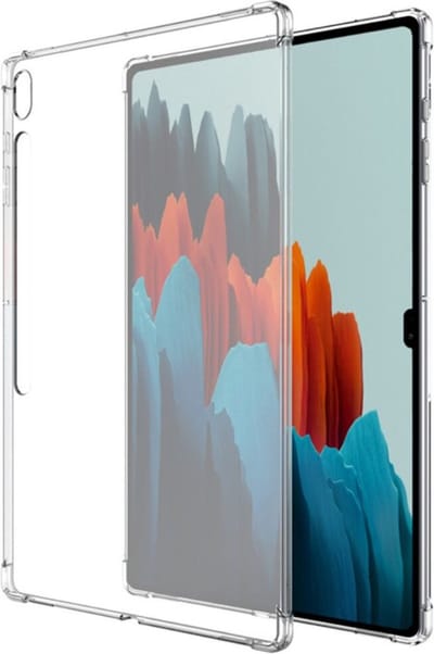 Schokbestendige TPU Hoes Transparant Geschikt voor Samsung Galaxy Tab S8 Ultra - Shockproof Back Cover Doorzichtig
