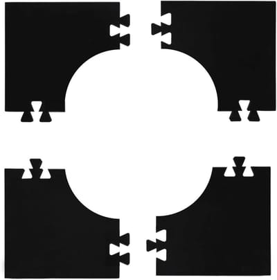 Dart Wandbeschermer - Dartbord Surround - Beschermt Muren - Hoogwaardig EVA Materiaal - Geschikt voor 18 inch - Zwart