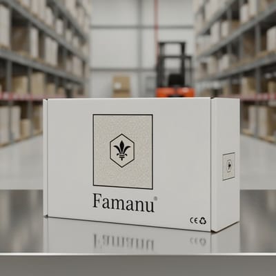 Famanu - Zwarte gebreide beenwarmers 40 cm, damesmode voor herfst en winter