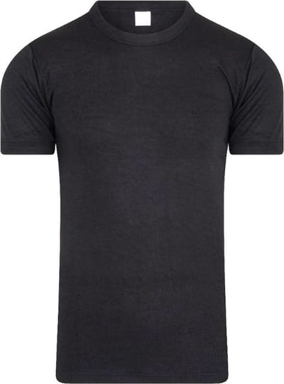 Beeren Heren Thermo T-shirt met korte mouw Zwart - maat M