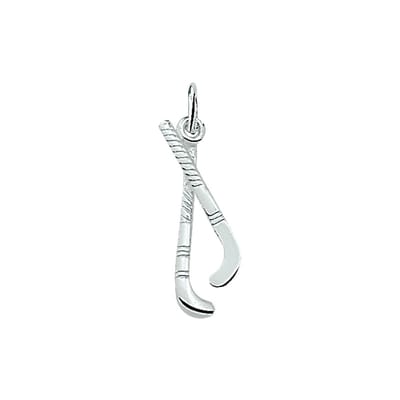 hanger hockeysticks zilver gerhodineerd